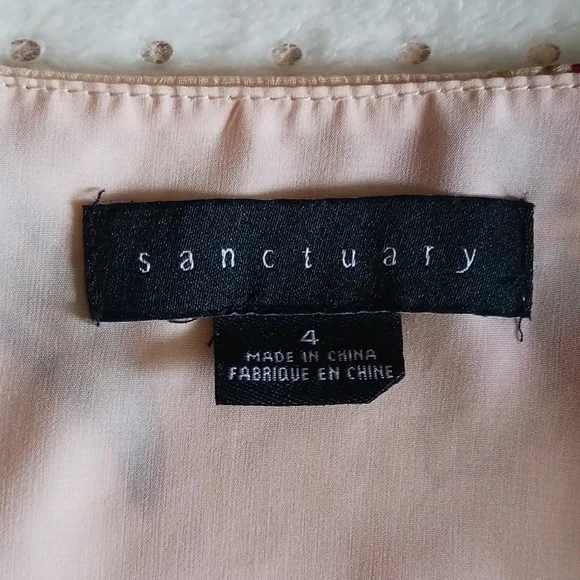 Sanctuary - Jolynn Wrap Midi Dress in Desert Floral Size 4 - Picture 12 of 14